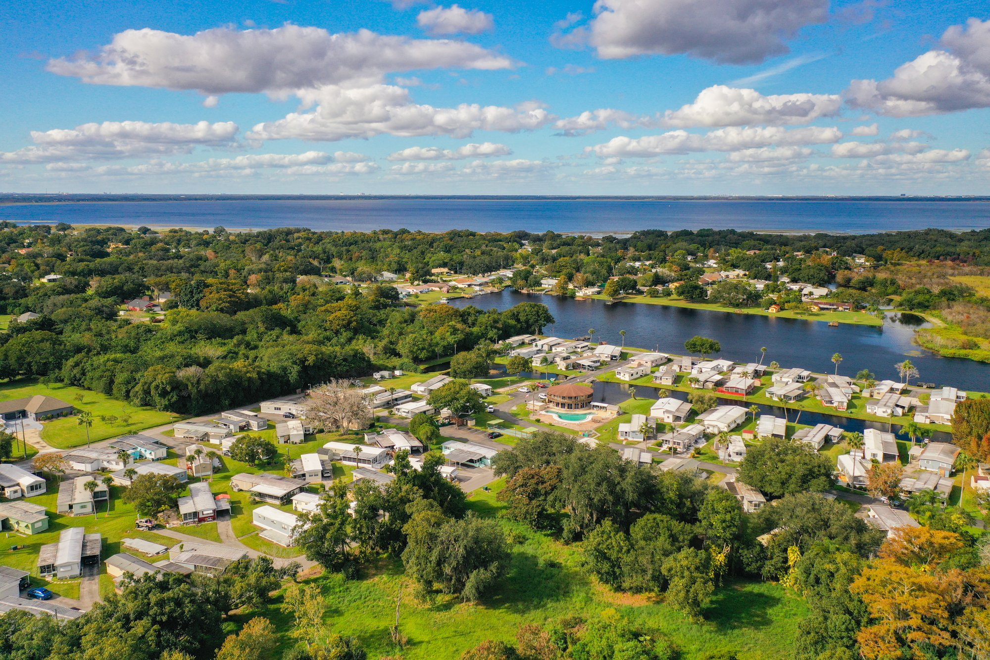 Jade Isle Affordable Housing Community Drone Picture