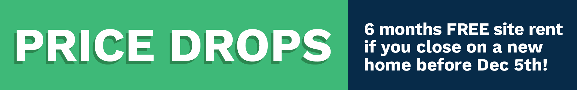 Price Drop Promo