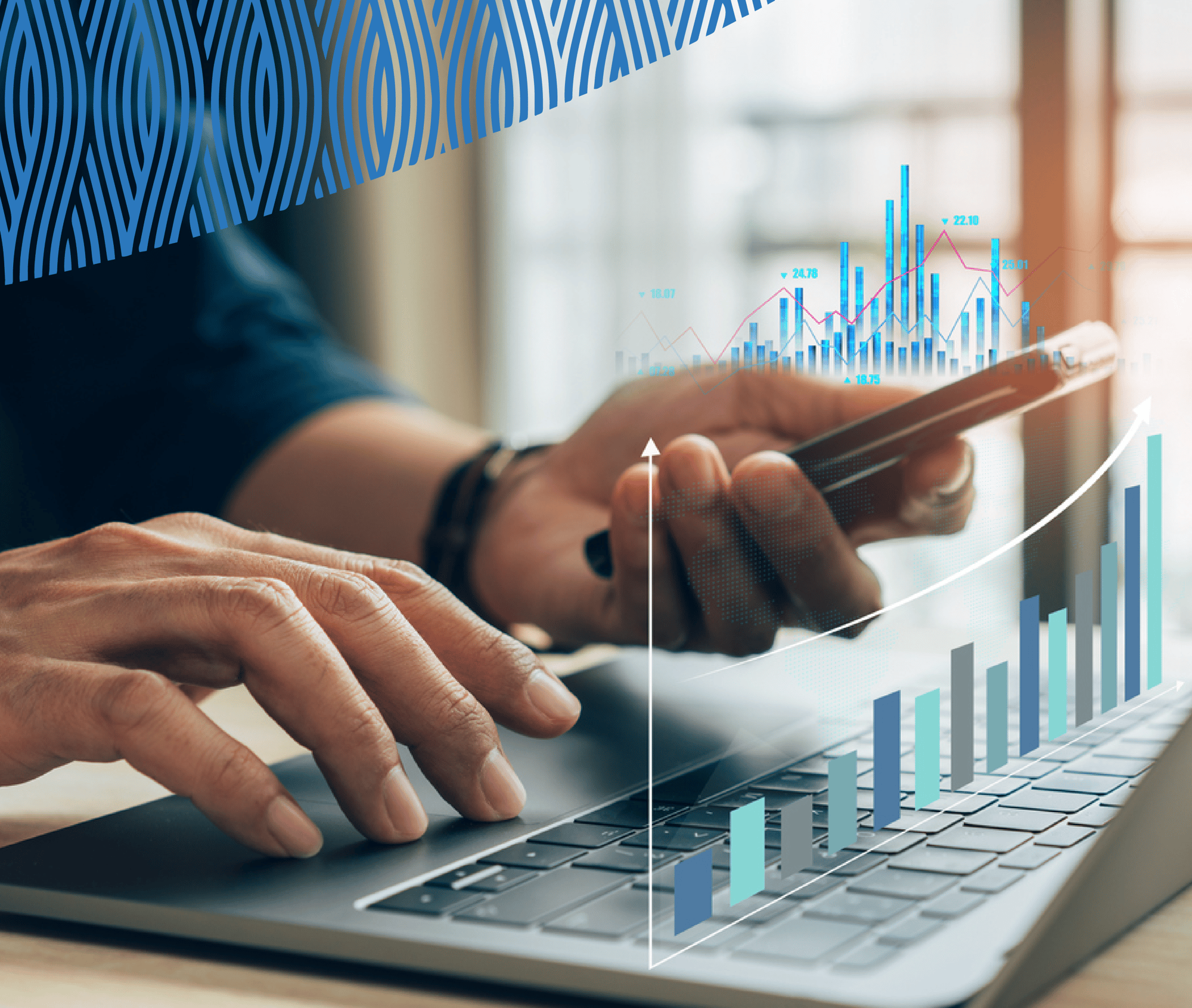 A Member of the Roots' Team Analyzing the Financial Health of our Investments