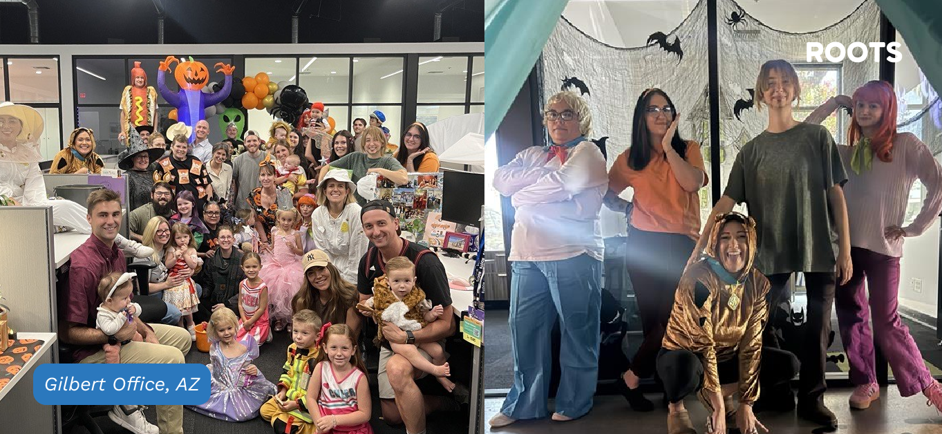 Rooted in Fun. Halloween Brings Us Together at Roots