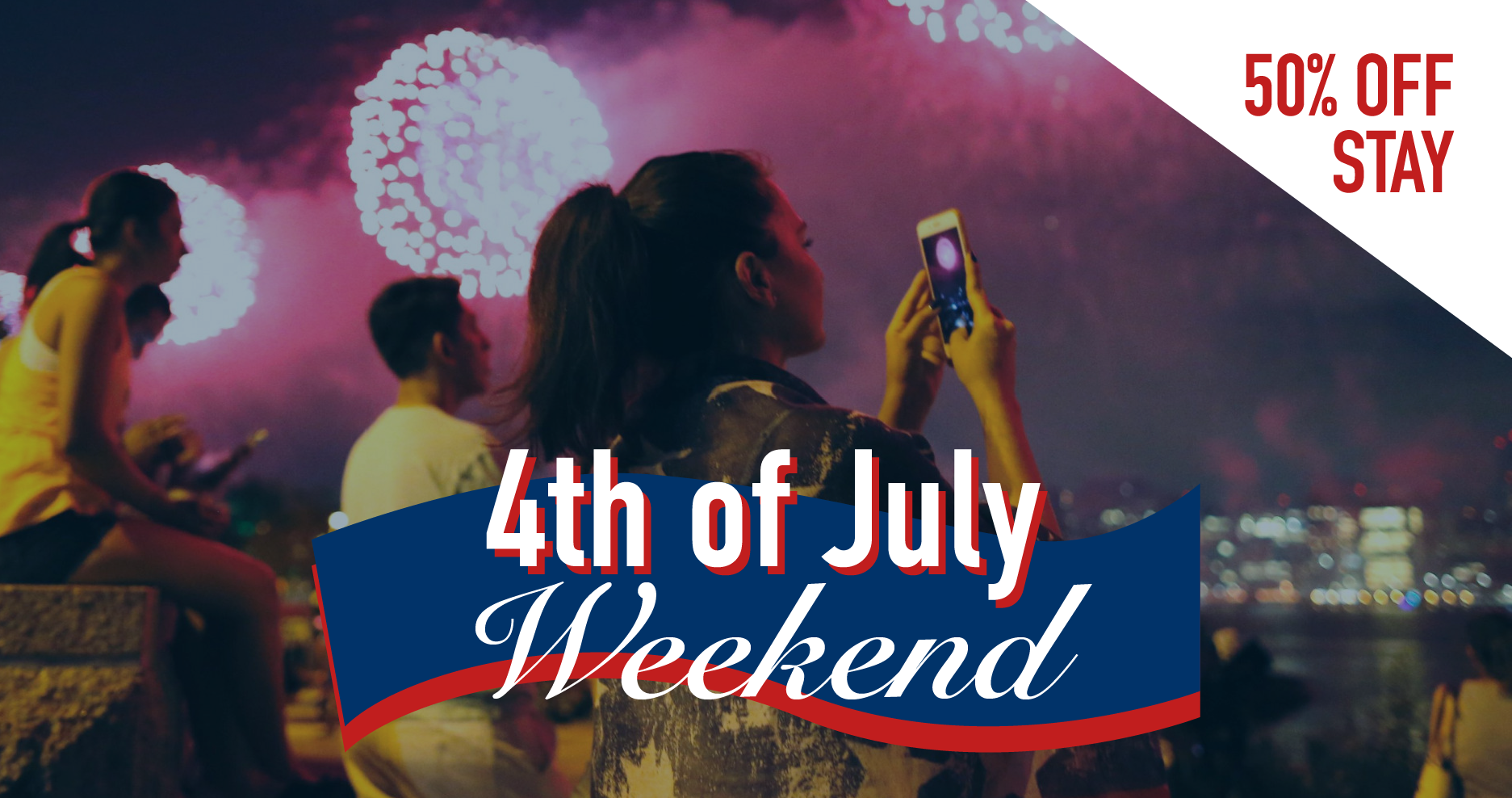 50% OFF Your RV Stay this 4th of July!