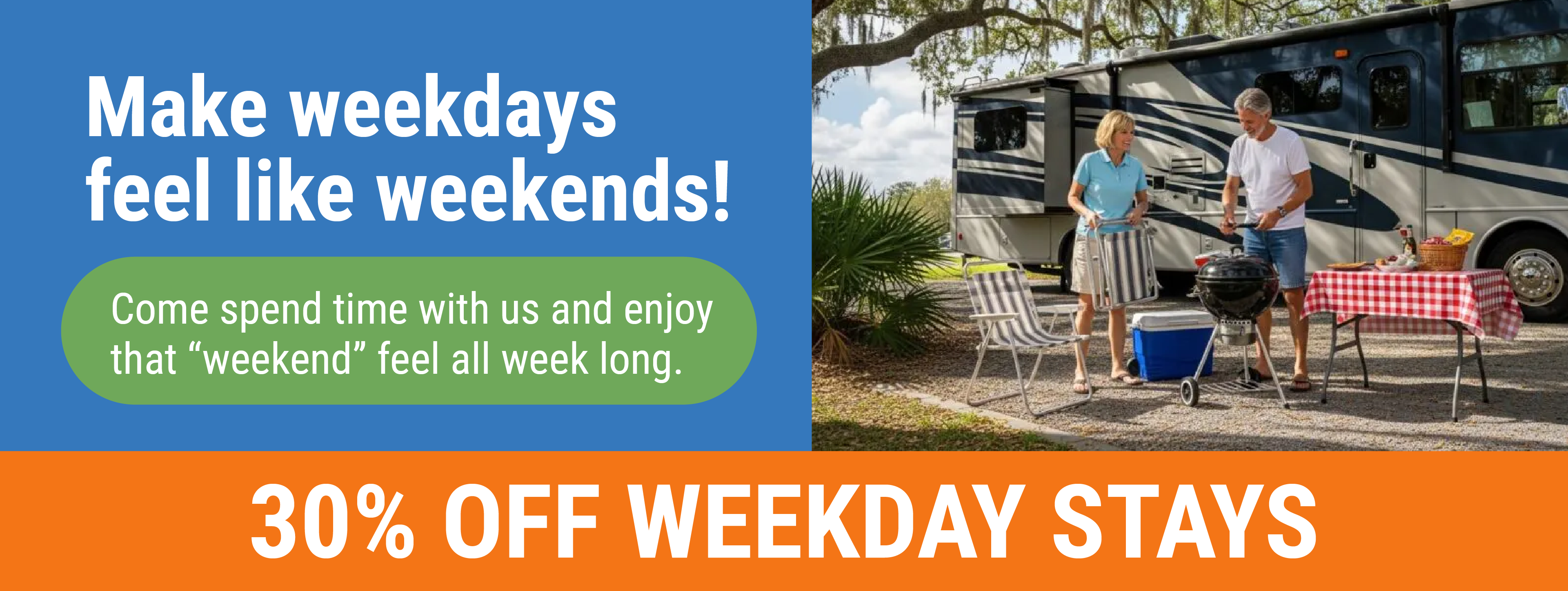 30% OFF Weekday Stays in Florida!
