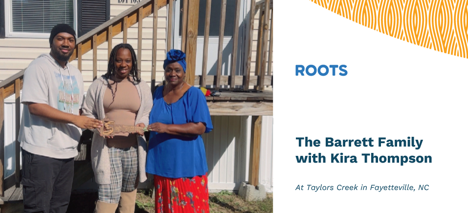 Finding Home and Hope. Building New Roots at Taylors Creek